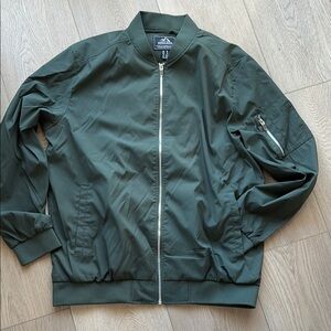 Olive Green Bomber Jacket